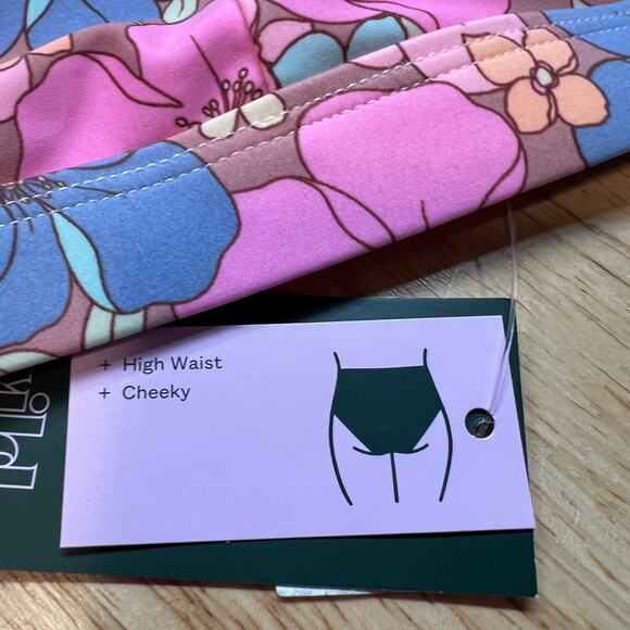 Wild Fable Women's Floral Print Boyshorts Bikini Bottom - Size XS - NWT - Picture 6 of 7